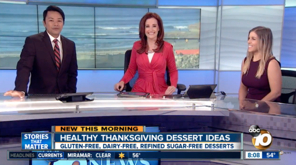 ABC 10 San Diego News Naturally Healthy Desserts Laura Marquis